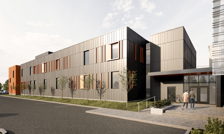 Plan 3D du pavillon J