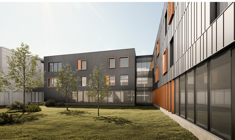 Plan 3D du pavillon J