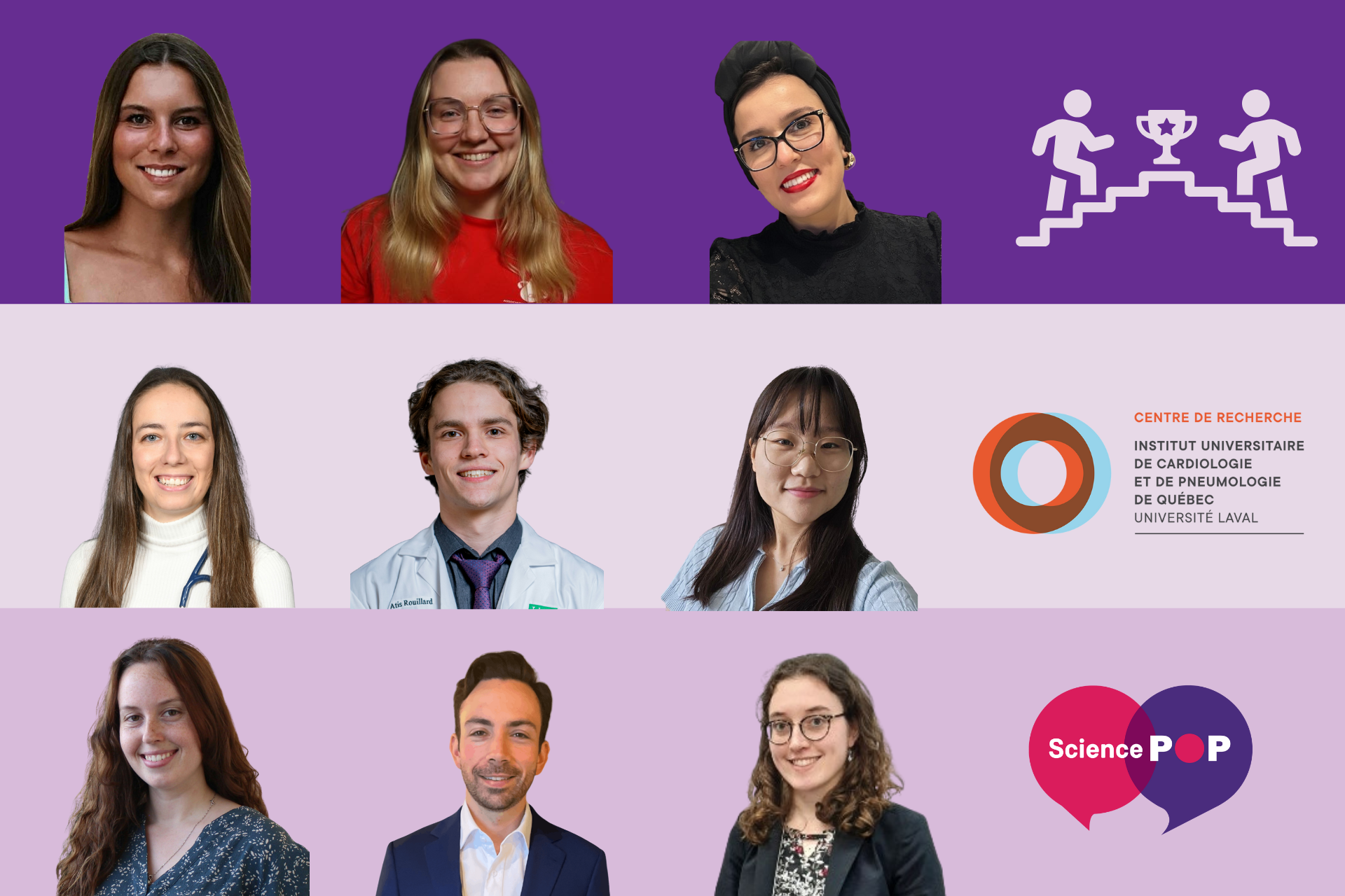 Photos des participants et participantes au concours