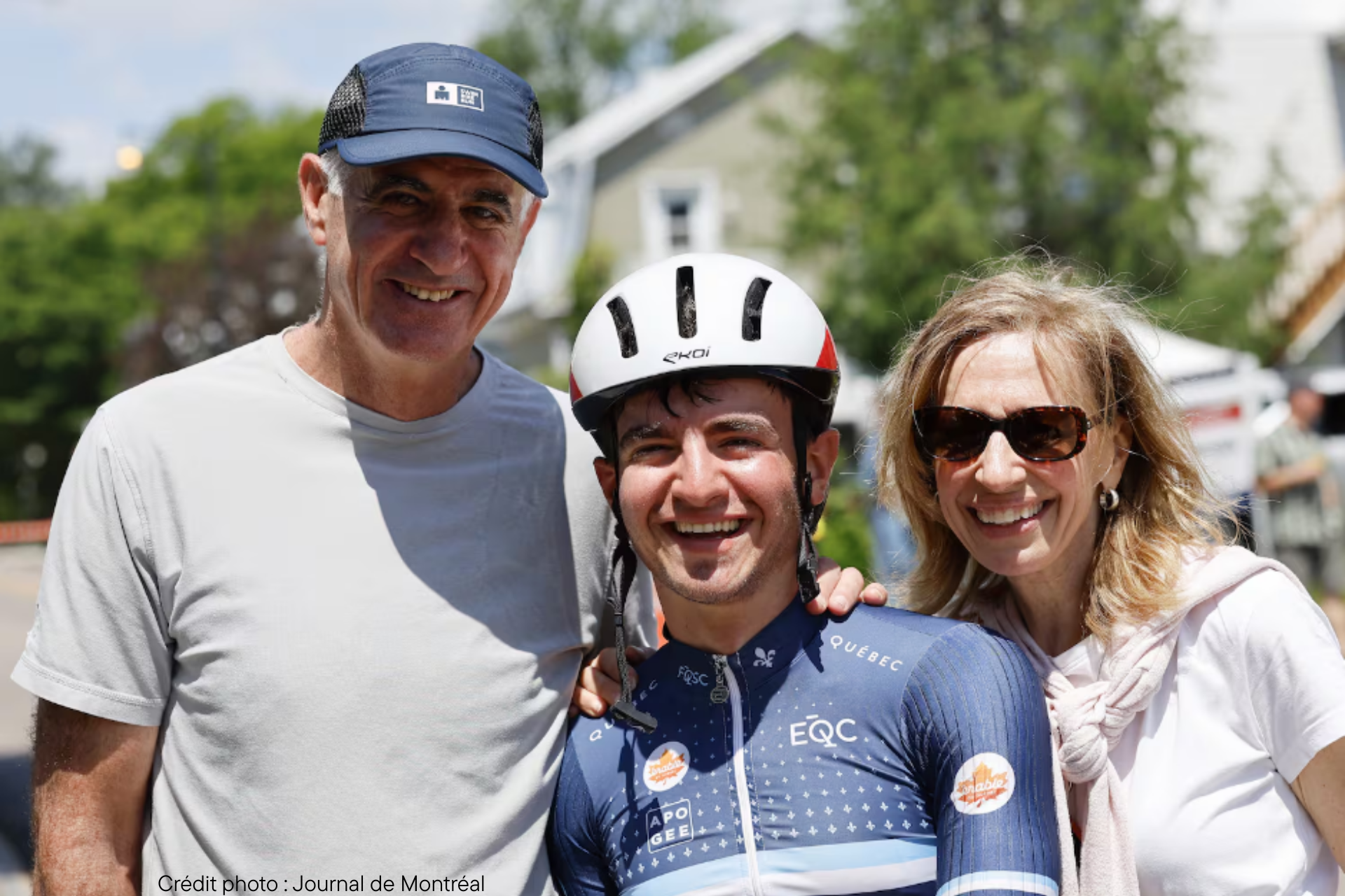 photo de Charles Wadell et de ses parents