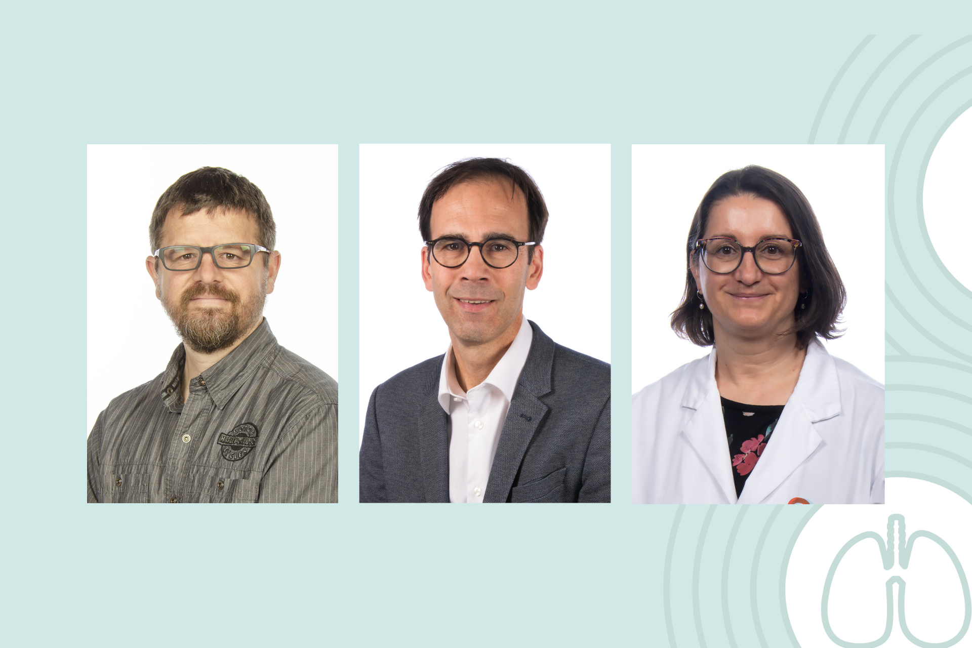Photos des Drs Sébastien Bonnet, Steeve Provencher, ainsi que Sandra Breuils-Bonnet