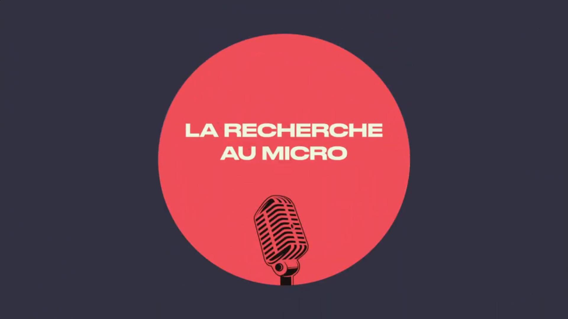 La recherche au micro, avec un micro comme image
